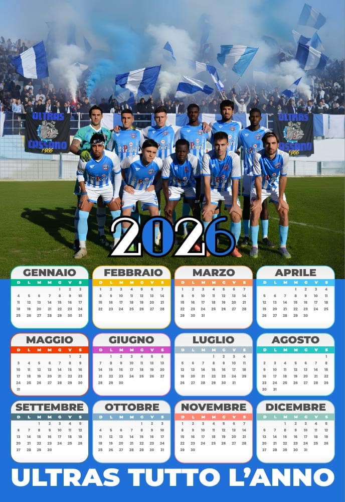 Calendario ultras cassano 2026